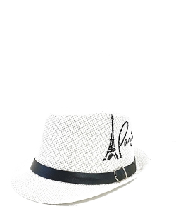 Fedora Fashion Hat HBN-4430 WHITE